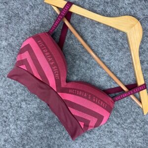 Victoria's Secret Pink Chevron Striped Sports Bra Bralette Size S